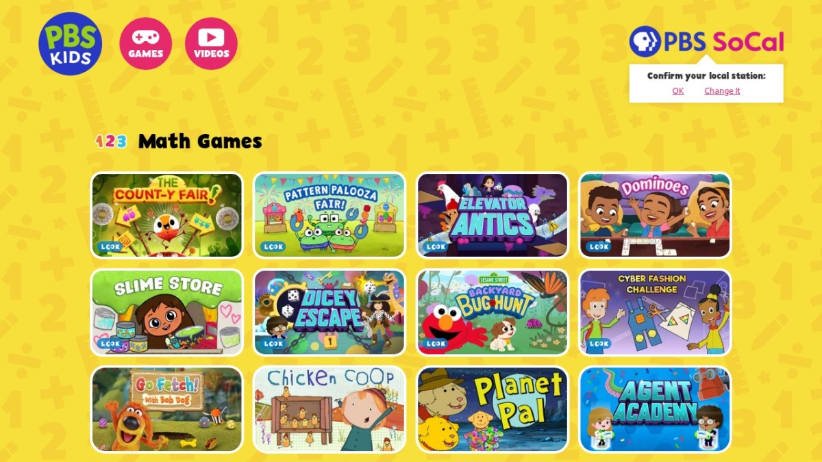 Juegos de números PBS Kids — PBS Kids